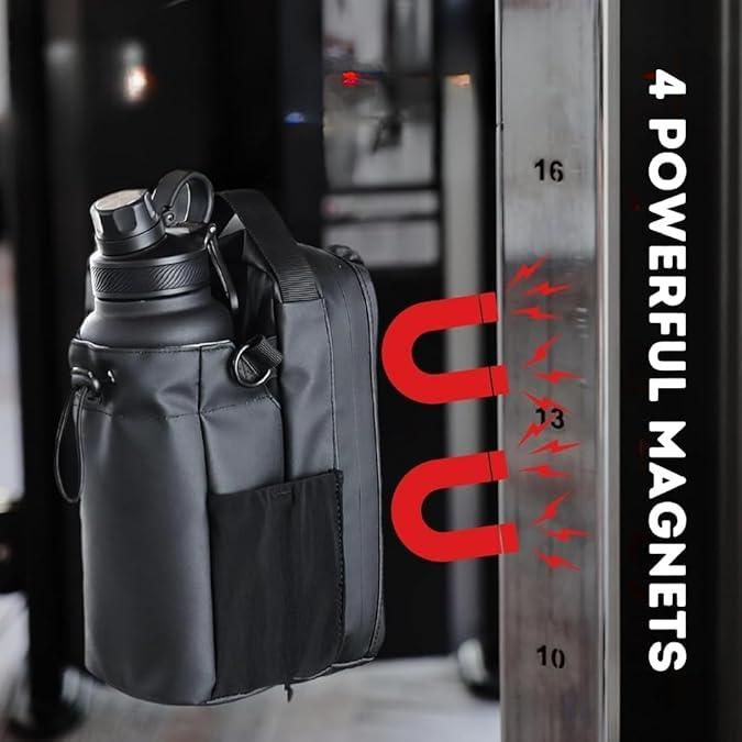 Magnetic Gym Organizer Bag – Hands-Free Workout Storage